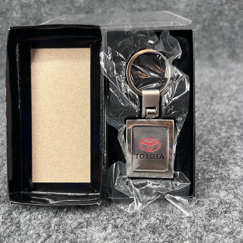 Toyota Of N Charlotte Dealership Keychain Promo Tag Stainless Steel Metal NC
